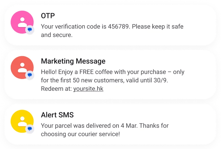 Hong Kong SMS API examples: OTPs, bulk messaging, and SMS marketing using MoceanAPI